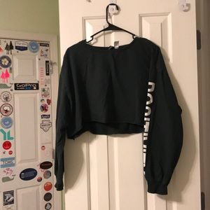 H&M cropped sweatshirt